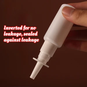 5 pçs 10/20/30/50/60/100ml branco plástico bomba nasal spray garrafa recarregável spray nebulizador viagem ao ar livre recipiente cosmético 4 principais vendas produtos atomy beleza - №3