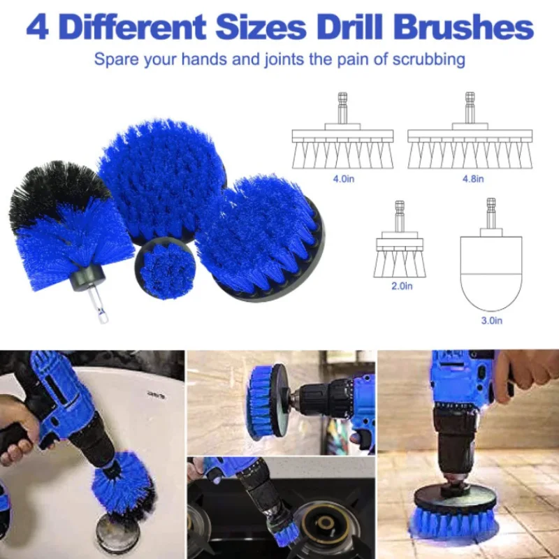 25PCS Car Cleaning Tools Accessories Wheel Hub Drill Brush Interior Dust Detail Brush Microfiber Car Wash Glove Towel