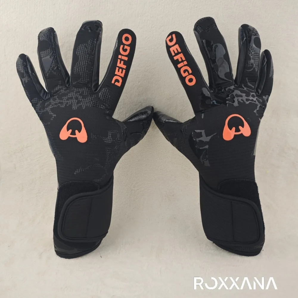 

ROXXANA НОВЫЕ футбольные вратарские перчатки, мужское детское тренировочное снаряжение, утолщенная латексная защита пальцев для взрослых, футбольное снаряжение.