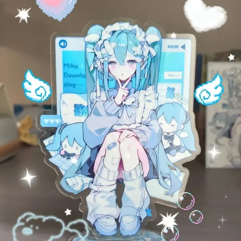 Akrylowy stojak na figurki Projekt Diva Anime Urządzenia peryferyjne Śliczny akrylowy model z kreskówek Wystrój biurka