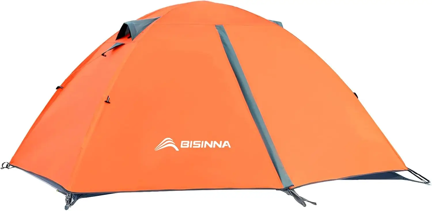 

2/4 Person Camping Tent Lightweight Waterproof Windproof Double Layer Easy Setup for Hiking Backpacking