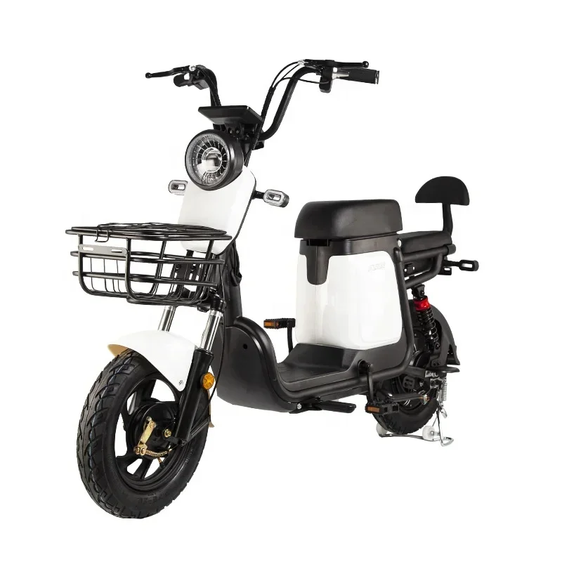 Adult Electric Bicycles 350W Double Seat Electric Bicycles Hot Selling in Southeast Asia 48V 12A 20A Ebike