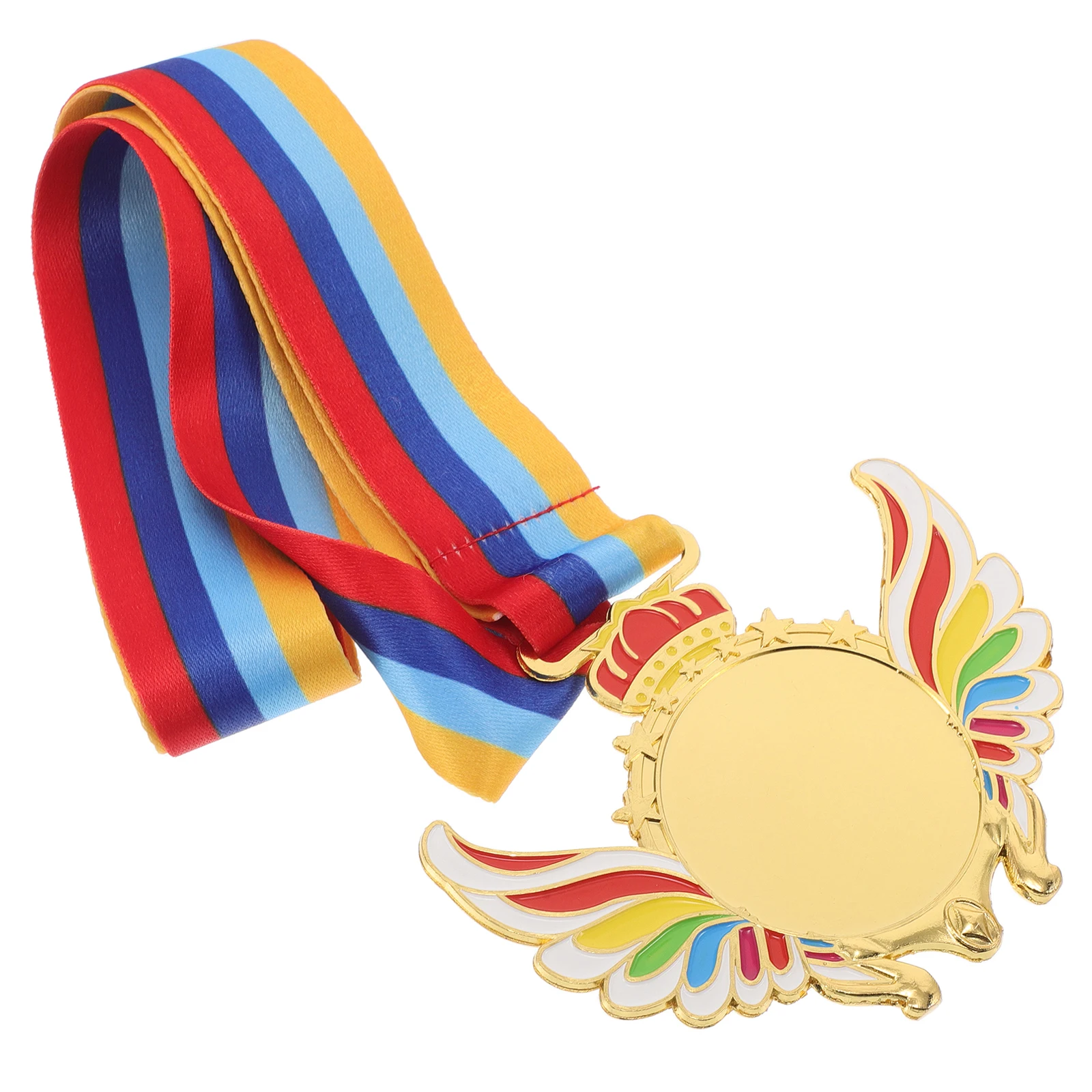 

Sports Medal Achievement Awards for Students Classroom Fake Trophies Basketball Game Prizes Kids Medals with Neck Ribbons