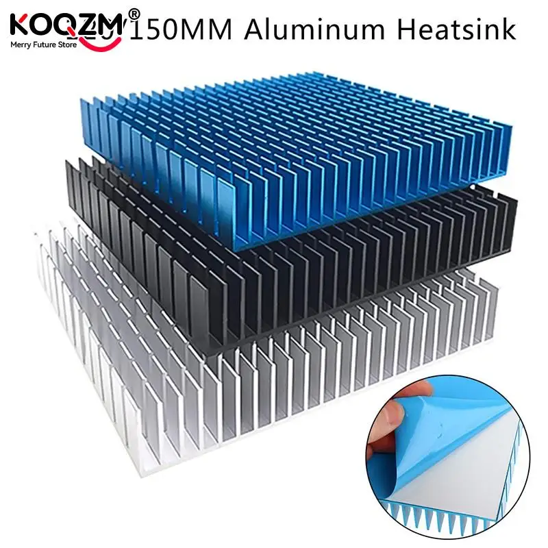 120mm/ 150mm Heating Panel Heat Sink Aluminum Heatsink CPU Power Amplifier Radiator