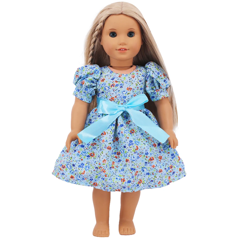 Doll Clothes Girl\'s Beautiful Dress for 18inch American Doll Accessories&43cm Reborn Baby Clothes,Our Generation,Gift Accessory