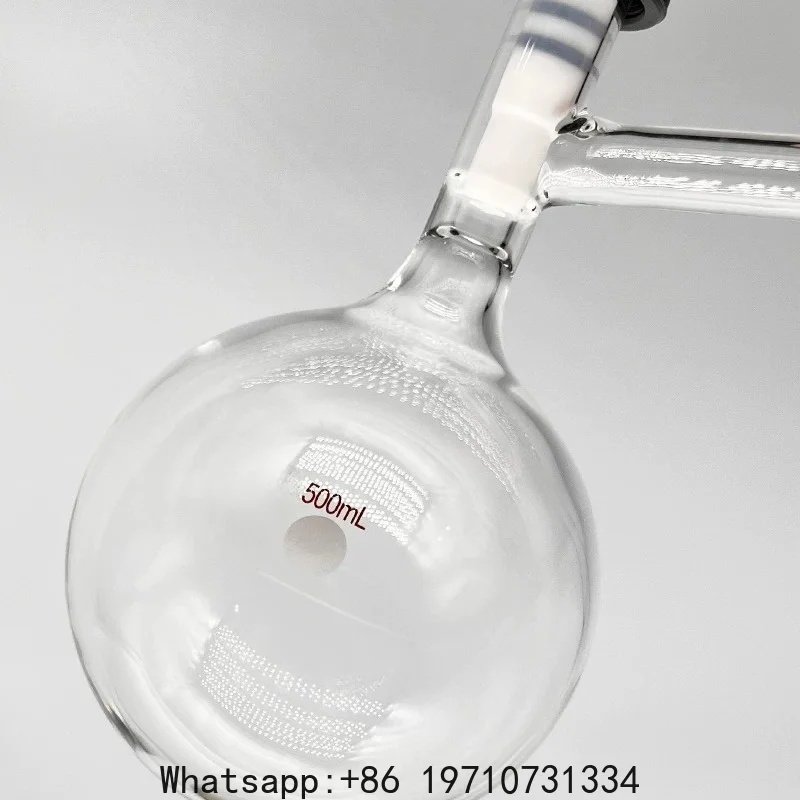

Solvent storage bottle Glass with side branch grinding mouth, PTFE all-inclusive high vacuum valve reaction tube reaction bottle