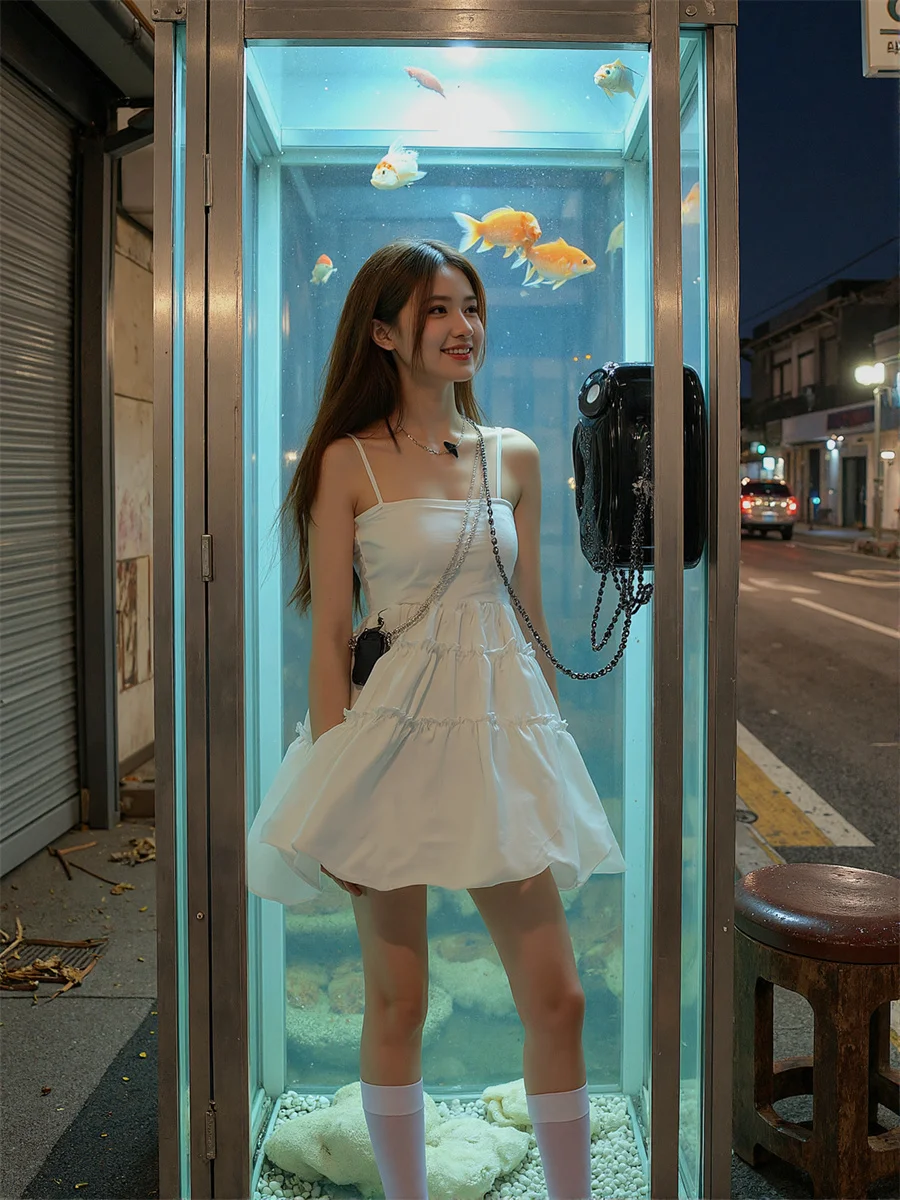 Women'S Short Dress Black Slim Summer Side-Slit High-Slit Splited Splitting Cut-Out Cutout Hollow-Out Holes See-Through Sheer