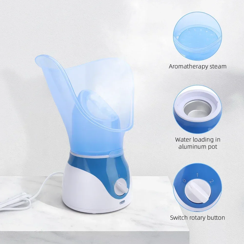 Face Steamer Facial Heating Sprayer Skin Moisturizing Pore CLEANER Facial Hot FOG Steamer Home Care Skin SPA Humidifier เครื่อง