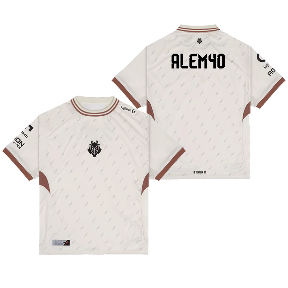 2025 جديد الصيف G2 Esports قوس قزح ستة برو الدوري موحدة جيرسي تنفس الرياضة عادية موضة المشجعين هدية للجنسين كبير تي شيرت