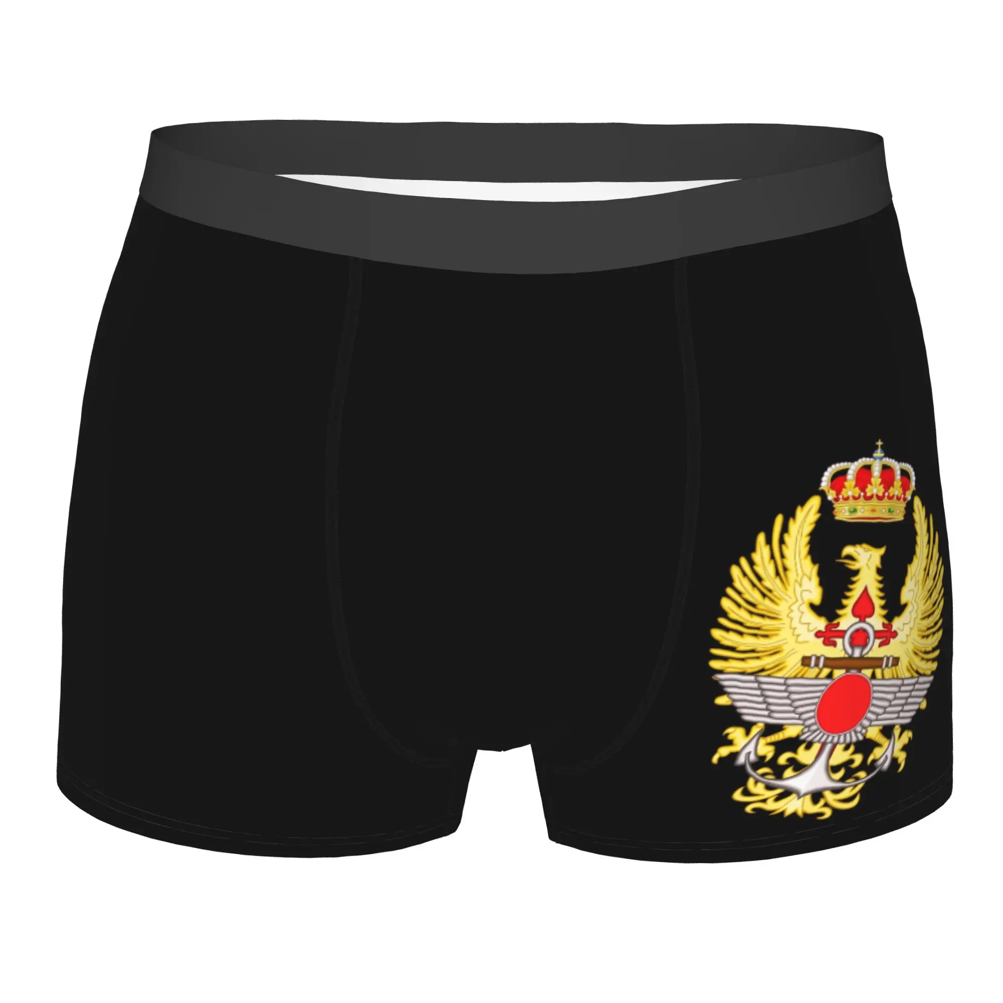Custom Cool Badge of the Spanish Armed Forces Boxers Shorts Panties Male Breathable Spanish Legion Flag Briefs Underwear