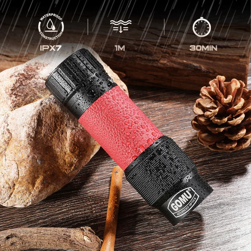 Gomu 8x25 Monocular Waterproof Telescope Full Metal High Power Portable Pocket Hunting Camping Long Range Bak4 Mini