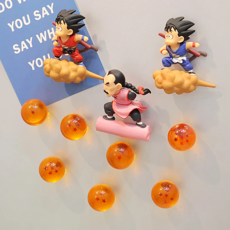 

Dragon Ball мультяшный магнит на холодильник креативный прозрачный круглый шар сильный магнитный железный камень домашняя декоративная игрушка-палка для сообщений