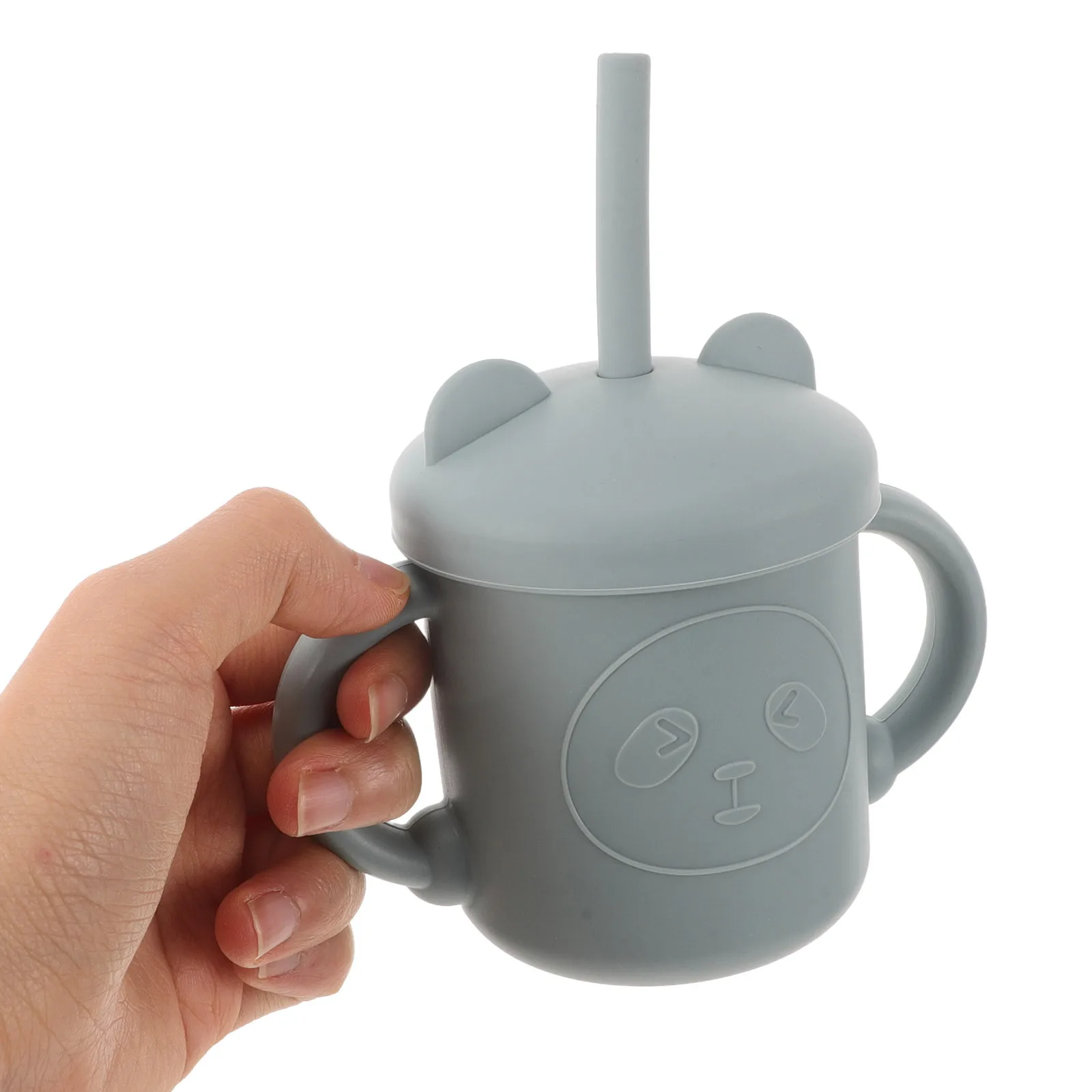 أكواب تدريب من السيليكون للأطفال بمقبض مريح ومضادة للانسكاب وخفيفة الوزن للأطفال الصغار كوب تدريب للأطفال كوب للشرب #2