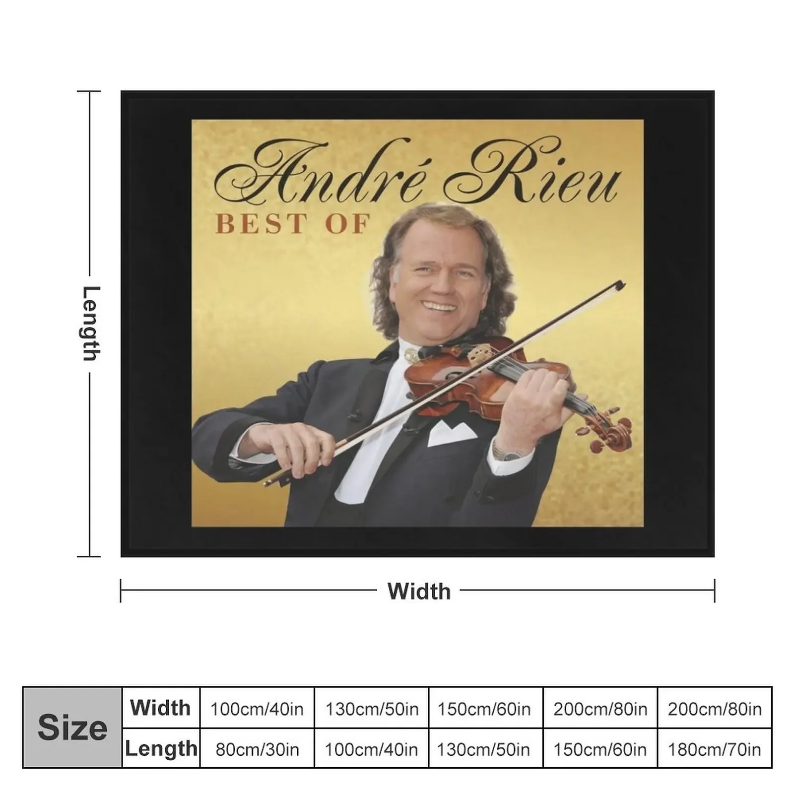 Andre Rieu Best Of Andre Rieu Throw Blanket Sofa Decoratives Designers Blankets