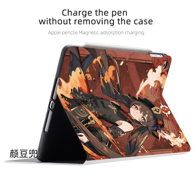 Hutao Anime Genshin Impact iPad 10.2 9th Air 2 3 Mini 6 5 Hülle Luxus Silikon Pro 13 12,9 11 10,5 Zoll iPad Air 6 5 4 2025