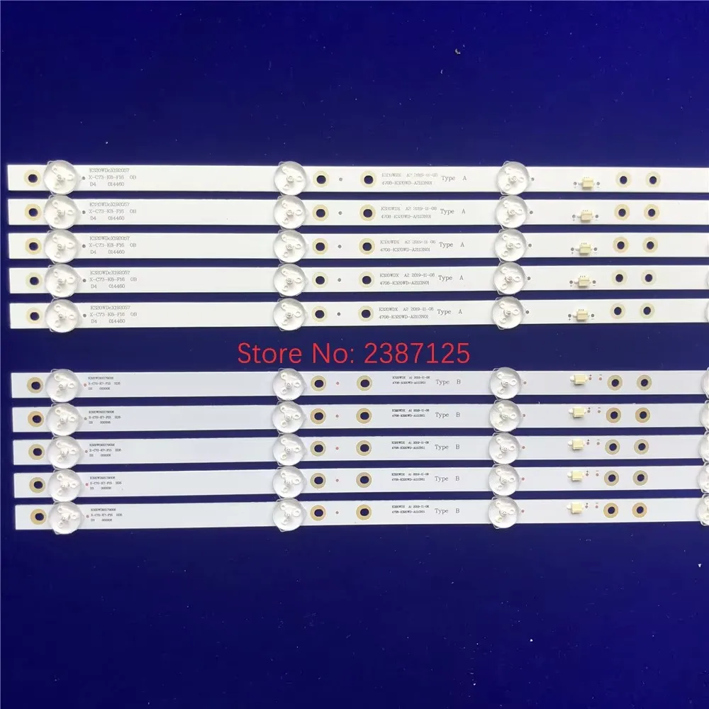 532 مللي متر LED قطاع 6 مصباح 4708-K320WD-A2113N01 نوع A 4708-K320WD-A1113N11 نوع B TX-32FR250K K320WDX A1 A2 2T-C32ACSA 32PHF5055/T3