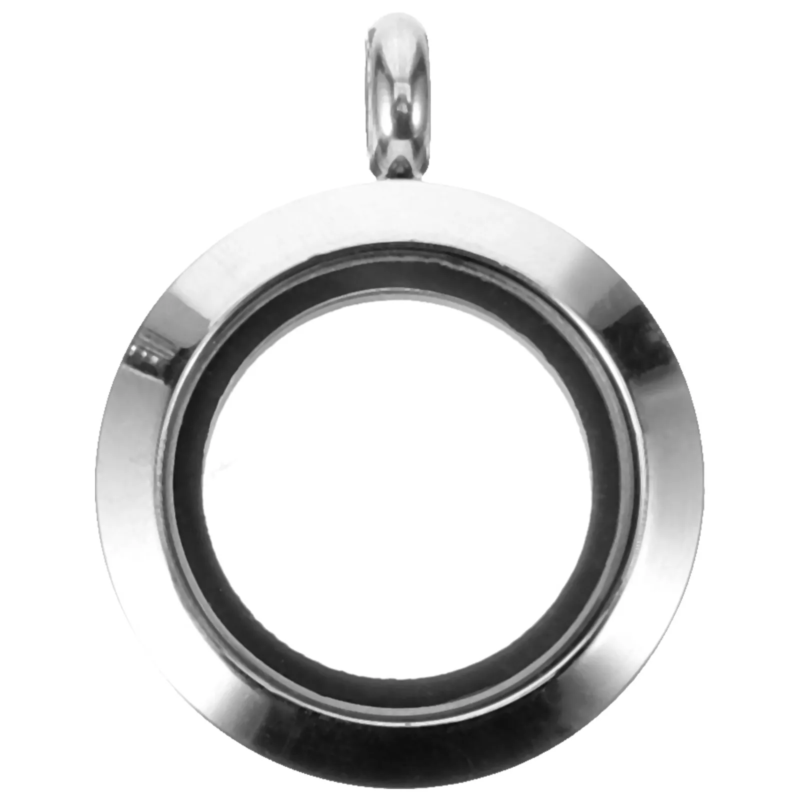 إطار صور معدني قلادة صينية إطار صورة دائري سحر لصنع المجوهرات قلادة حرفية DIY قلادة قوية خفيفة الوزن #6