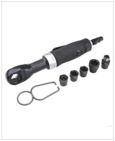 TY5T112 Pneumatic Thru-Hole Ratchet 1/2" 160 Rpm 110Nm Industrial Ratchet Wrench 10mm, 12mm, 13mm,14mm,19mm Socket Adaptor 4
