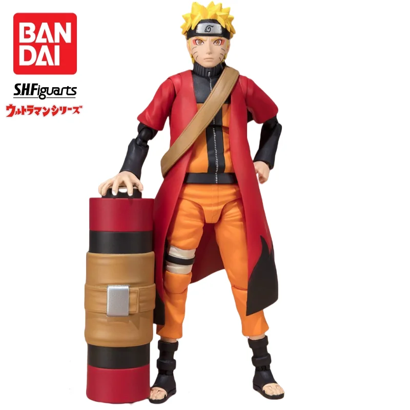 In Stock Bandai S H Figuarts Original Naruto Uzumaki Naruto Model Doll Brand New Boxed Action Figure Anime Merchandise Figurine