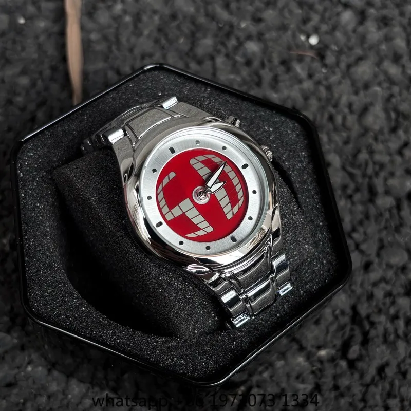 Y2K Millennium Dynamic Round Digital Display Men's Watch