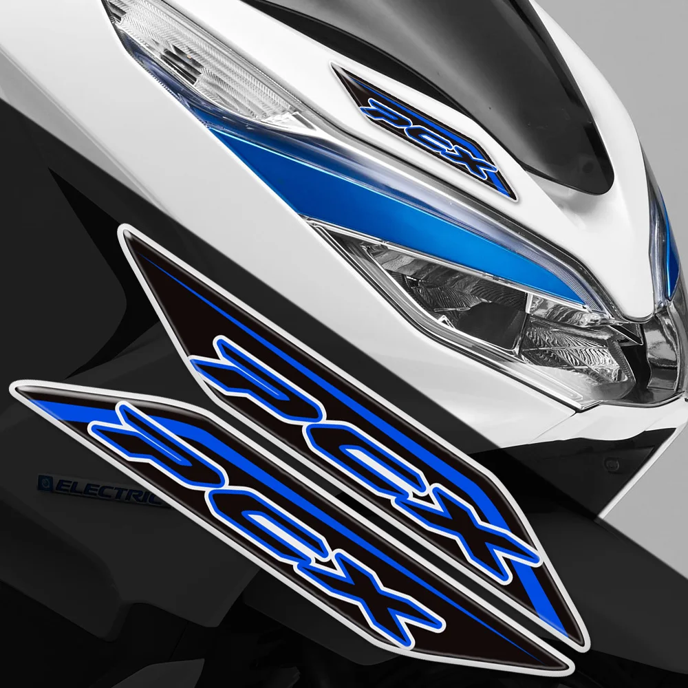 

For Honda PCX125 PCX150 PCX 125 150 Motorcycle helmet Fairing windshield Scooter Emblem Protector Decal Body Stickers 2017-2020