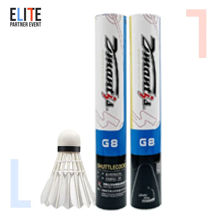 10 Tube Shuttlecock Traditional Brand Goose Straighten Feather Badminton Shuttlecock G8