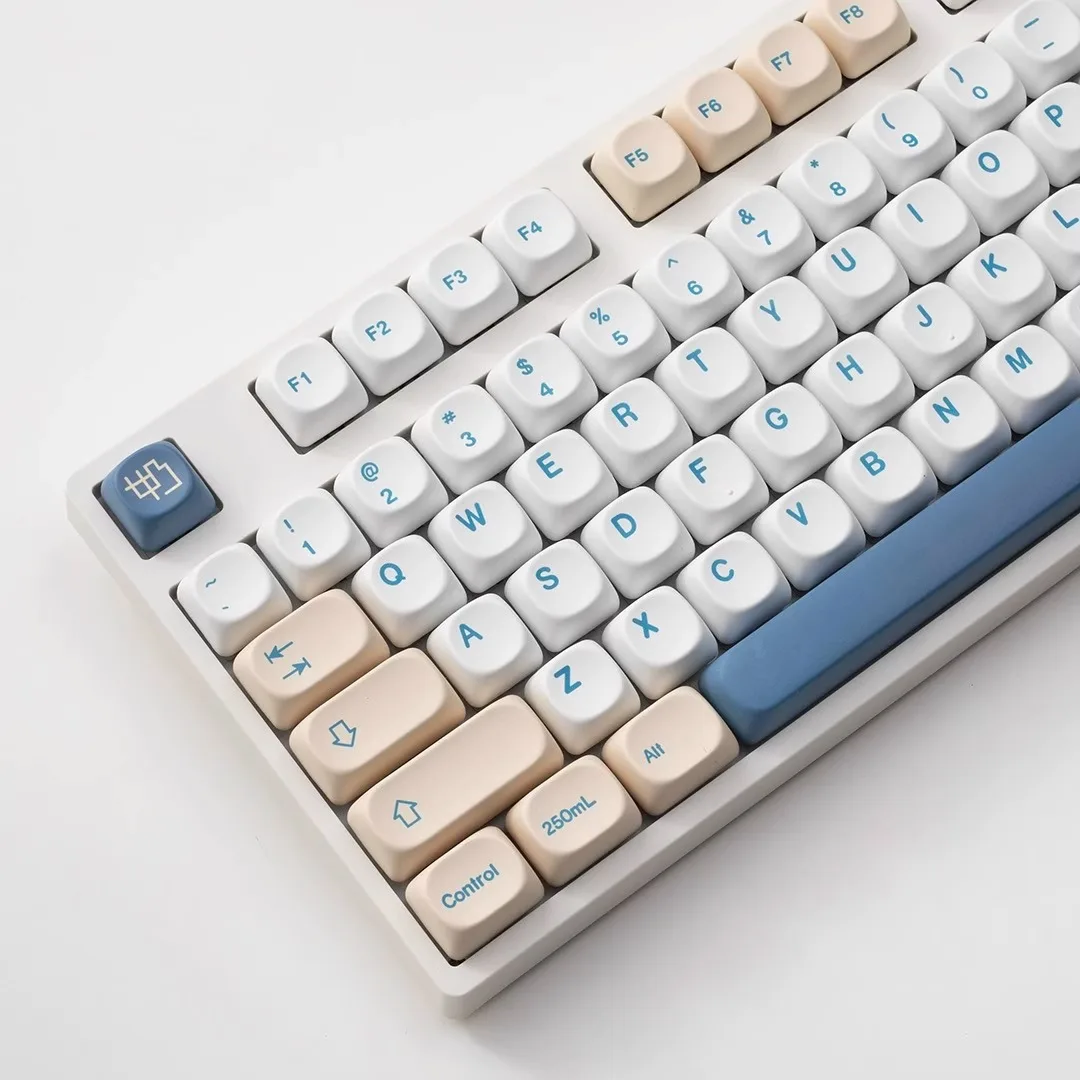 

PBT Keycaps for Mechanical Keyboard,GMK SOYAMILK Colorway,Multiple Versions,MOA,MDA,OEM,Cherry