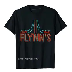 Flynns Place Tron Premium Cotton T Shirts Retro Arcade Neon Printed Prevailing Leisure T Shirt Cool Fashion Short Sleeve