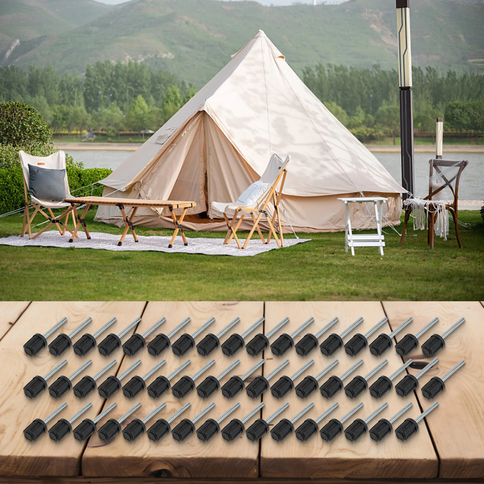 50pcs  Original Large For-Barrel Round Smooth Top FOr-Tungsten Steel Carbide Nail Drills OEM  Packing Tent Accessories