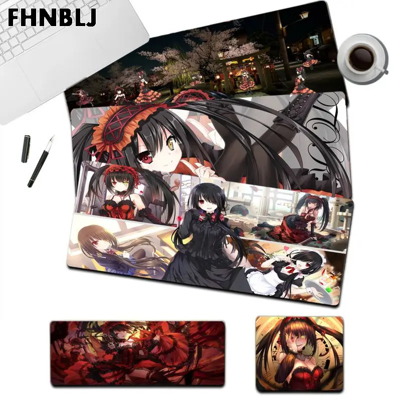 

Kurumi Tokisaki Mousepad Your Own Mats Keyboards Mat Rubber Gaming mousepad Desk Mat Size for Game Keyboard Pad for Gamer