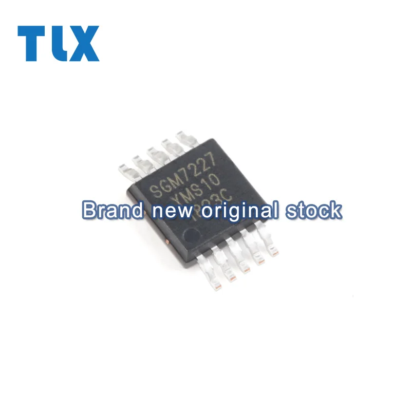 20pcs SGM7227YMS10G/TR SGM7227YMS10G MSOP-10 double pole double throw analog signal switch chip original