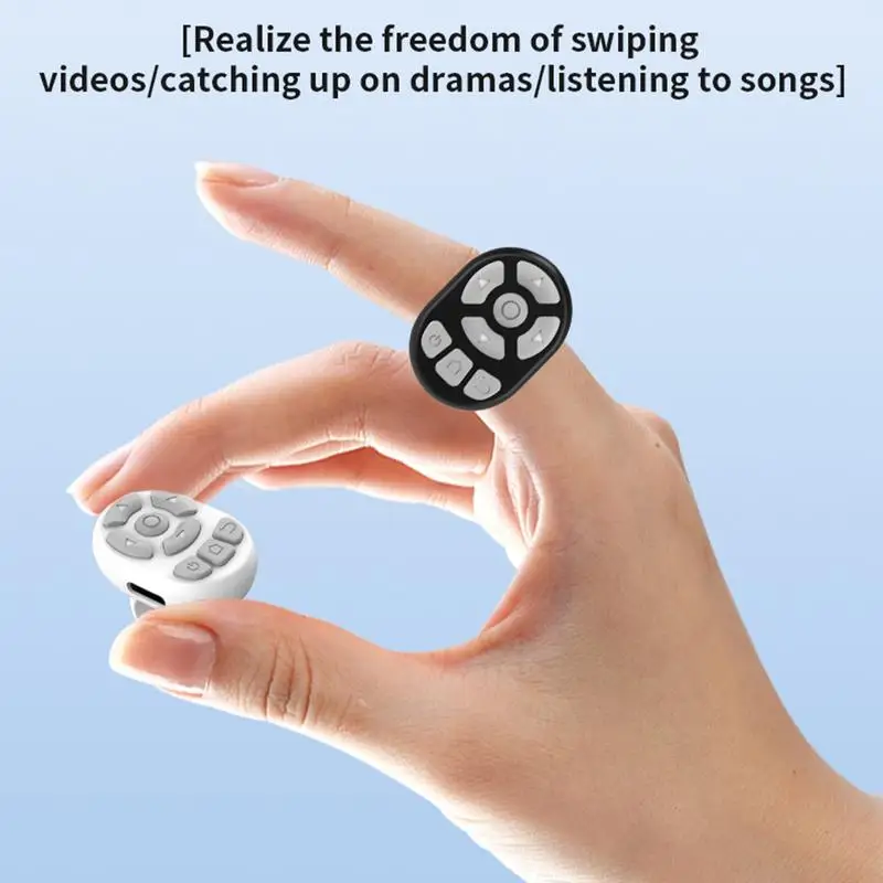 家族や友人のためのポータブルワイヤレスリモートシャッター、指輪指先リモコン、革新的