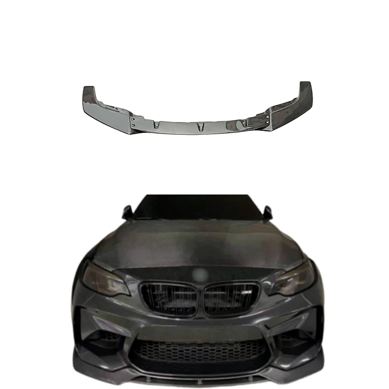 

V Style Carbon Fiber Front Lip For F87 M2 M2C Front Bumper Lip