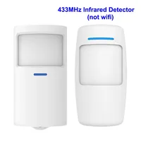 ACJ Wireless 433Mhz PIR Infrared Motion Sensor Alarm Detector With Flash Led Light for Smart Home Security Alarm Host H501 PG103