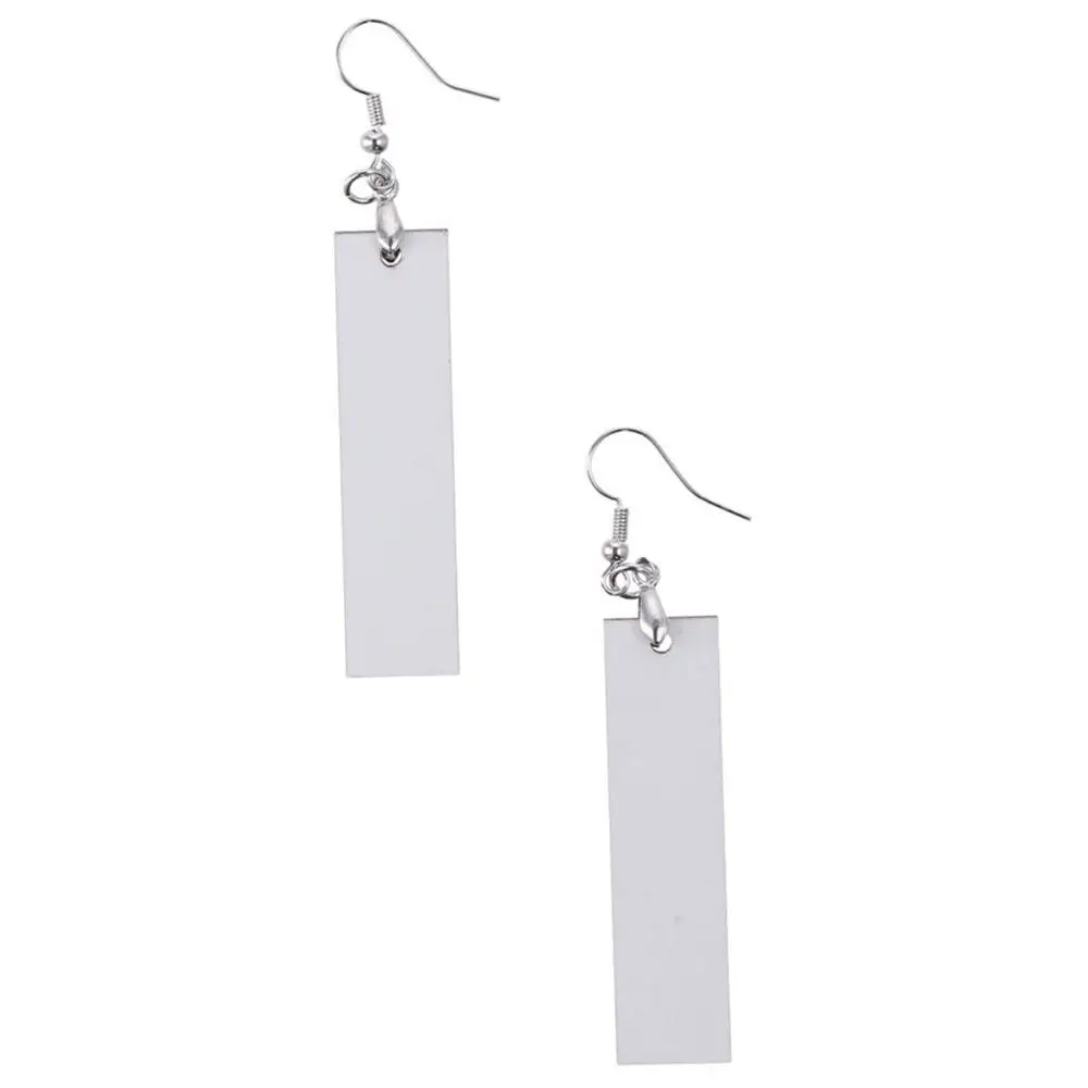 

DIY Earring Project Rectangular Sublimation Earrings MDF Blank Earrings Unfinished Earrings For Women
