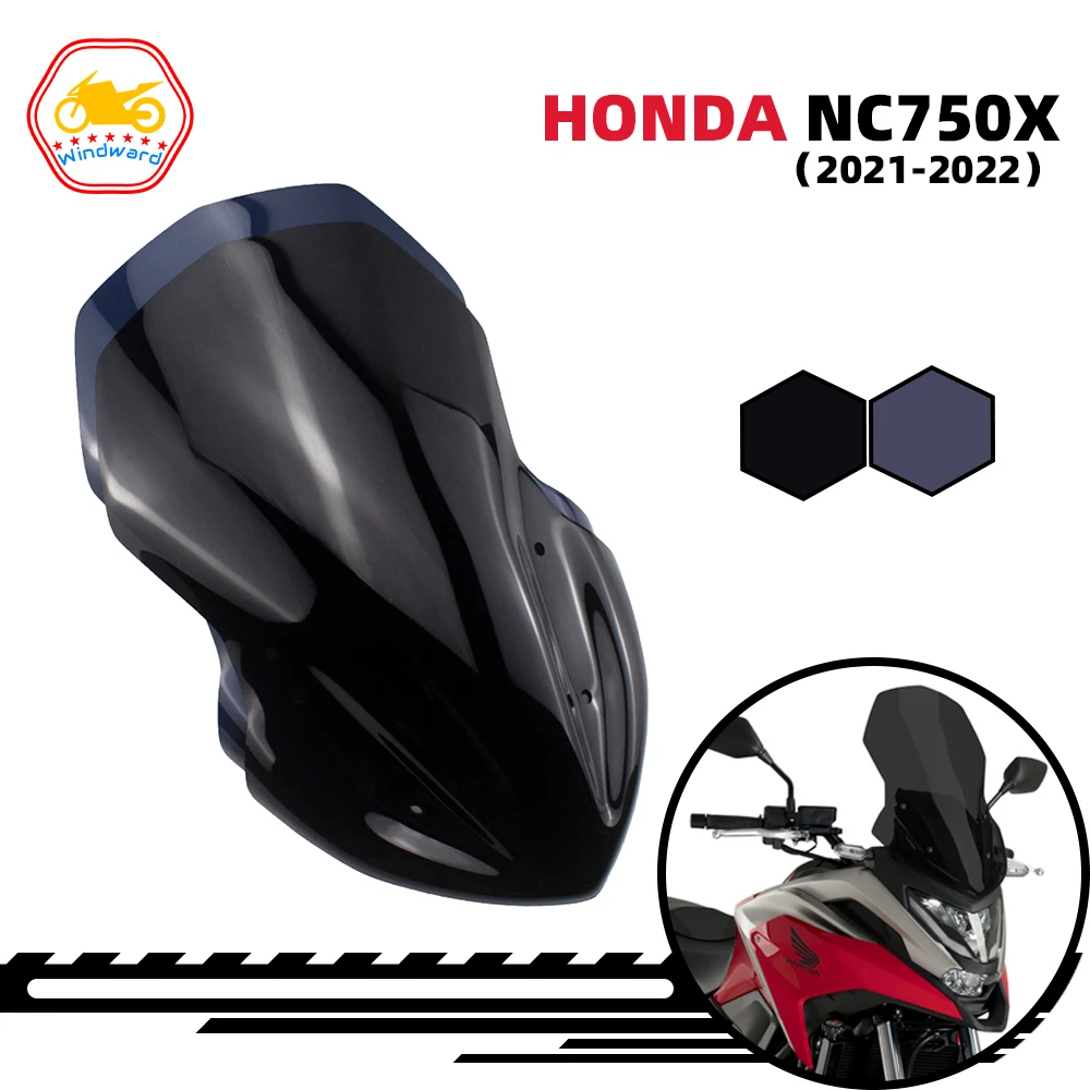 

Fits For Honda NC750X NC750 X 2021 2022 NC750X 21-22 Windscreen Windshield Screen Motorcycly Fly Shield Wind Deflector Screen