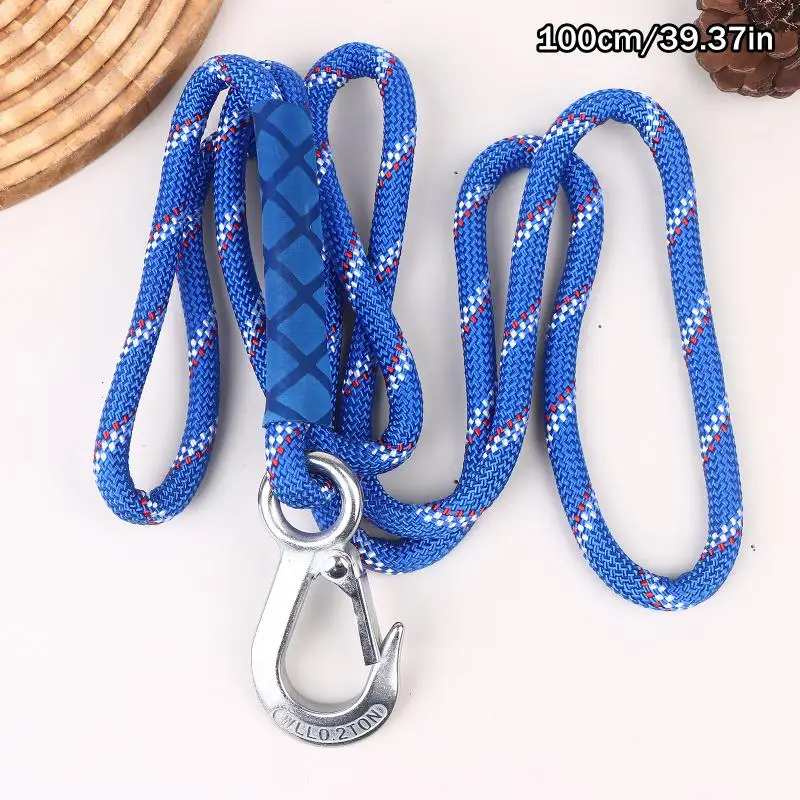 3 الألوان المتاحة 50/100 سنتيمتر المهنية سوينغ حبل معلق الفولاذ المقاوم للصدأ هوك وحلقة أرجوحة حبل معلق تمديد حبل