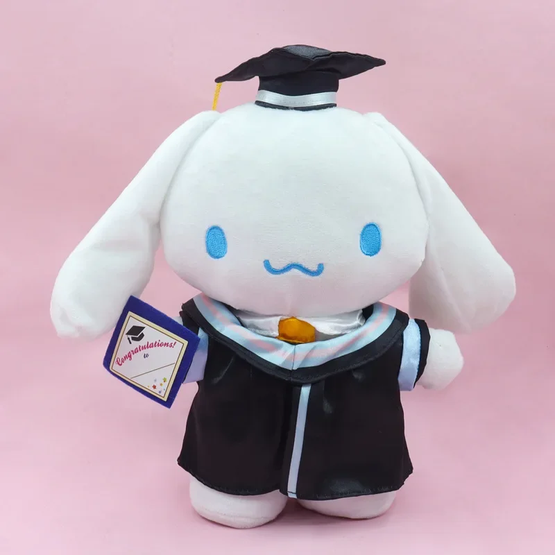 أنيمي أفخم 25 سنتيمتر سينامورول بلدي ميلودي كورومي مرحبا كيتي التخرج بلوشي دمية Kawaii لينة محشوة هدايا التخرج