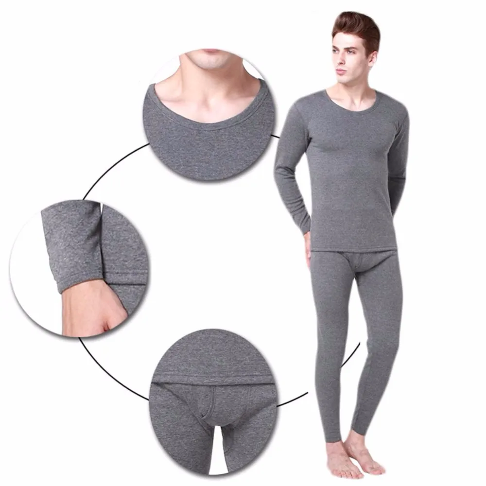 Men\'s Thermal Underwear Long Johns For Male Winter Thick Thermo Underwear Sets Winter Clothes Men Keep Warm Thick Thermal 4XL