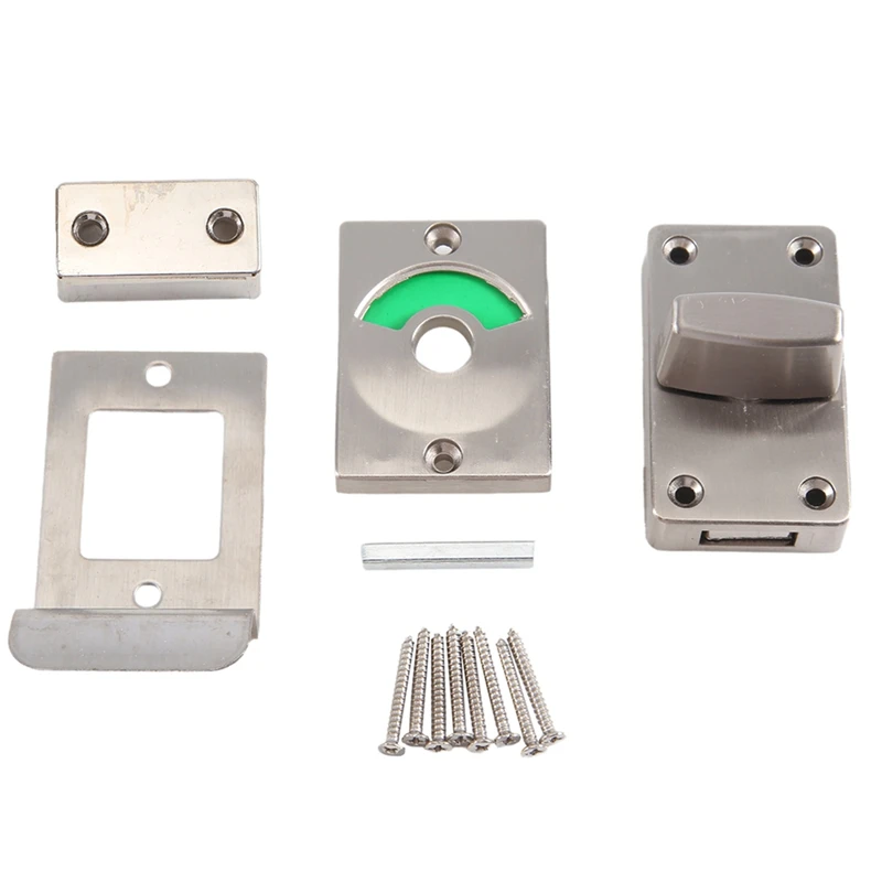 Bathroom Toilet Wc Indicator Privacy Dead Bolt Door Lock Vacant Engaged