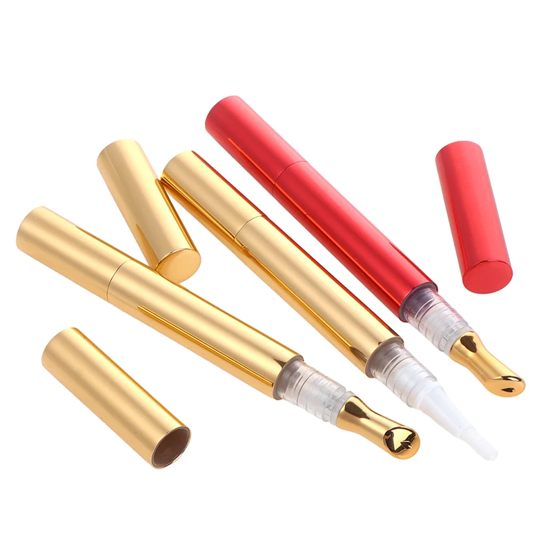 3ml Cuticle Oil Container With Brush Lip Balm Tube Empty Twist Pens Nail Nutrient Oil Tube