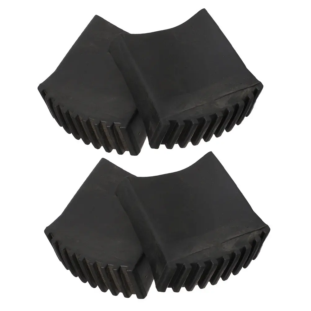 4Pcs Anti-Skid Ladder Feet Covers Heavy Duty Rubber Step Ladder Foot Covers Floor Protection Worker Safety Stable Grip