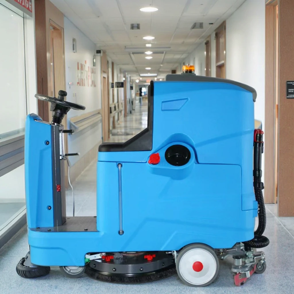 أجهزة تنظيف الأرضيات الصناعية معدات التنظيف الأخرى آلة تنظيف أرضيات البلاط مع مكنسة كهربائية