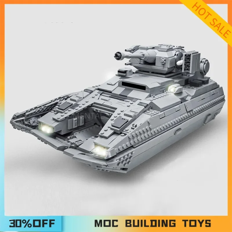 3090PCS Customized MOC MAVr A7 Broadsword-class Repulsortank Building Blocks Technology Bricks DIY Creative Assembly Toys Gifts