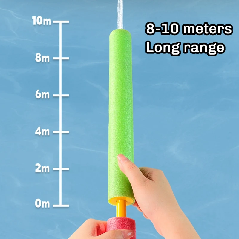 Brinquedo de água de espuma portátil para crianças, 30ft Range, brinquedos de piscina de verão, cor aleatória, 20cm + 40cm, 10pcs