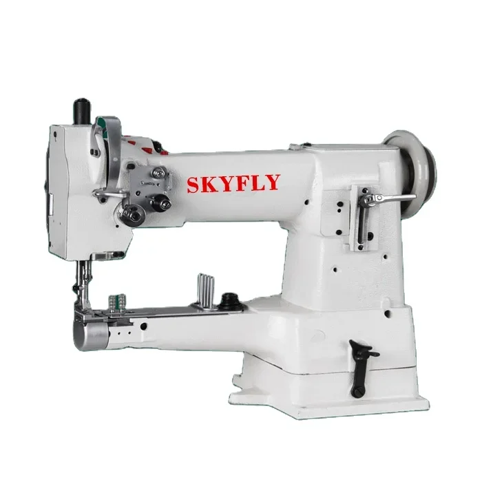 Skyfly brand 335 Cylinder Bed Heavy Duty Industrial Lockstitch Sewing Machine for Leather