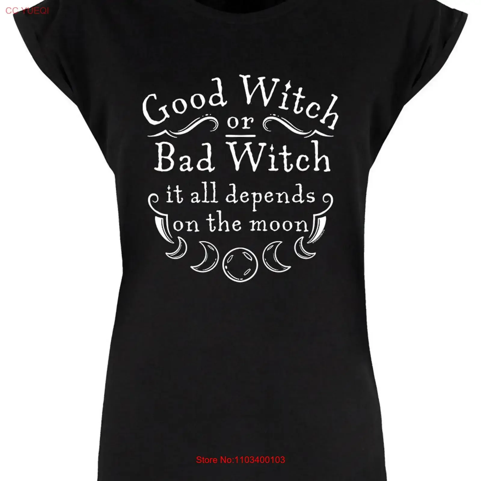 Женская черная футболка премиум-класса Good Witch or Bad, винтажная стираная удобная дизайнерская одежда, модная унисекс, дышащая мужская одежда Женская черная футболка премиум-класса Good Witch or Bad, винтажная стираная удобная дизайнерская одежда, модная унисекс, дышащая мужская одежда