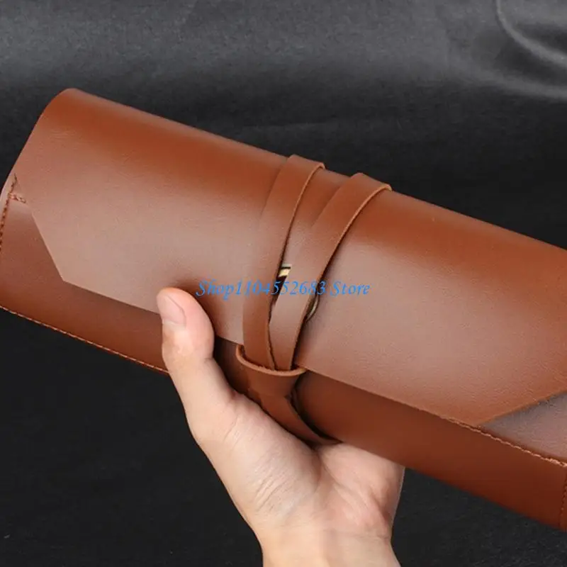 

Y6GD Portable Small Tool Tool Roll Bags Tool Roll Storage Bag PU