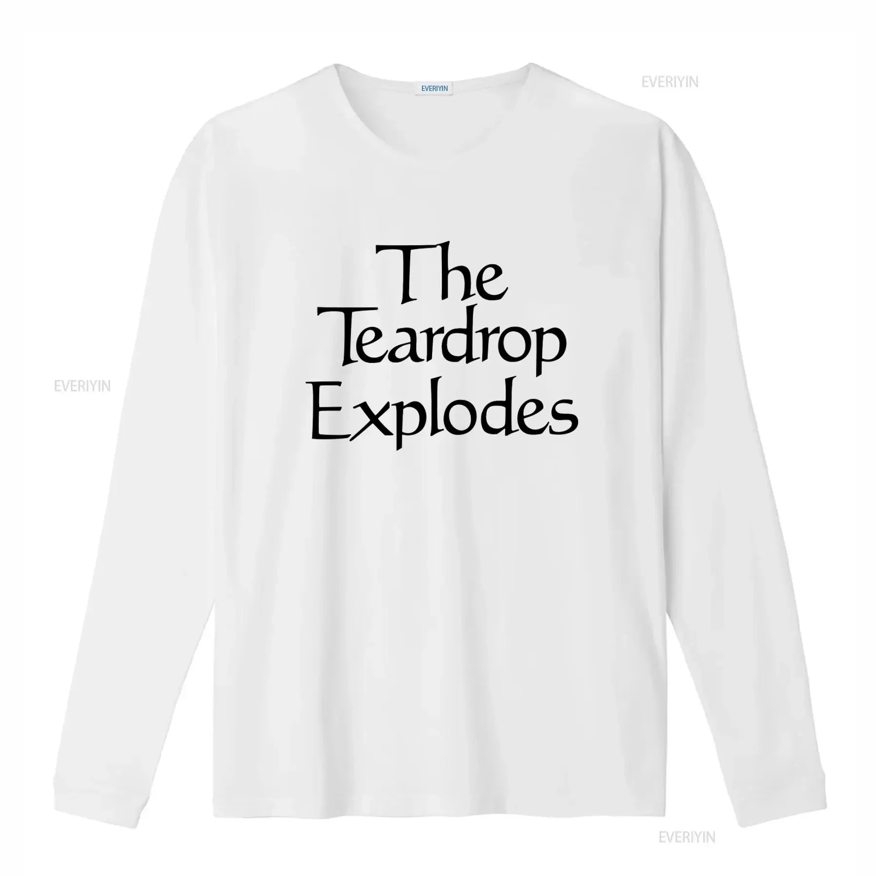 80s Rock Band The Teardrop Explodes T Shirt Julian Cope Psychedelic Furs Associates Killing Joke U2 Long Sleeve vintage Washed