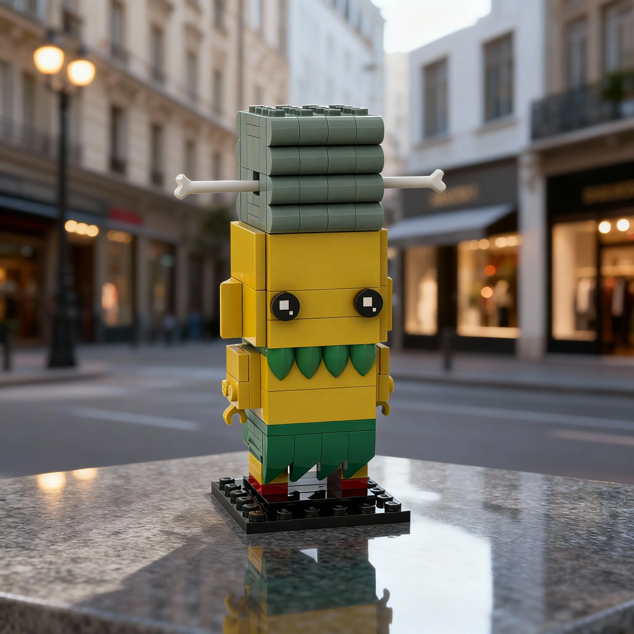 148pcs MOC BrickHeadz Sideshow Mel Simpsons Model Toy Building Blocks Construction Christmas Gift Brick 3D Collection Creative